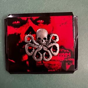 Marvel Captain America Red Skull Hydra Metal Pin Loot Crate EFX Collectible